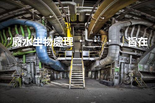 “廢水生物處理，旨在凈化水源，守護(hù)碧水藍(lán)天”